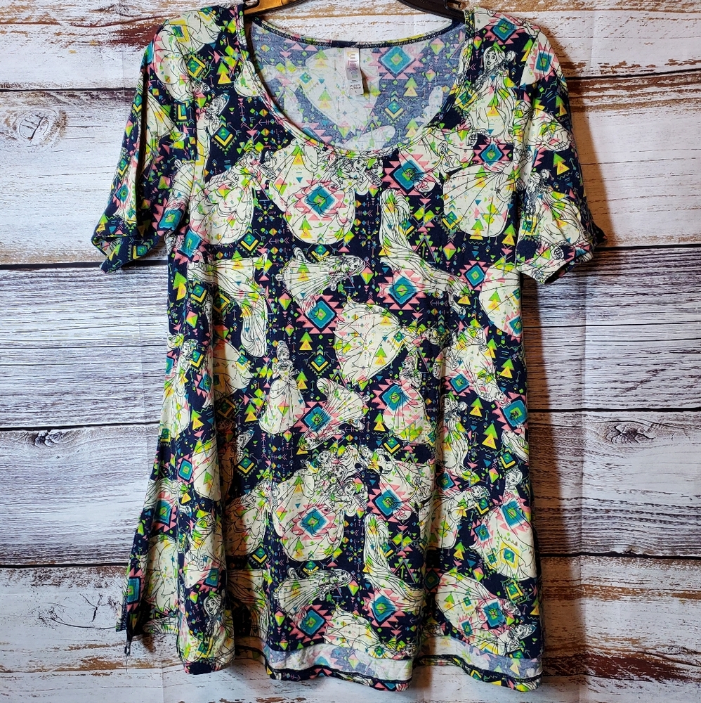 LulaRoe Disney Princesses Top